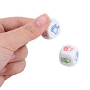 2Pcs Finger Guessing Game Dice Toys Scissors Stone Family Party Board Game B Gw