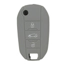 Car Key Protive Cover Holder for BUICK Flip Folding Remote Key Fob Gray