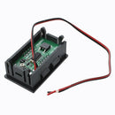 Mini Panelmeter Voltage Voltmeter DC 7 - 120V 20mA Red Two Cables