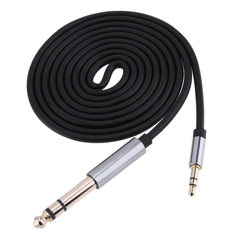 3.5mm Male to 6.35mm Male TRS Stereo Audio AUX Adapter Connector Audio AUX Cable