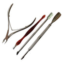 Nail Art Exfoliating Tools Solingen Scissors Plier Peeling Push Cuticle Pus