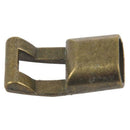 5 Sets Bronze Tone Hook Clasps 24x12mm for Leather Bracelet C6A5