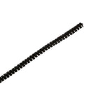 100pcs Chenille Stems Pipe Cleaners Plush Twist Rods Shilly Sticks Black