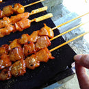 5pcs BBQ Grill Mats Heavy Duty Non-stick Reusable PTFE Baking Mats Black