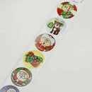 1 Roll 100pcs DIY Diary Christmas Decoration Stickers Adhesive Stickers