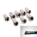 10x`RG6 F Plug Connectors Satellite Virgin Sky TV Screw Twist Coax Cable Aer OZ