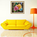 5D DIY Full Drill Diamond Painting Charming Flowers Cross Stitch Embroidery