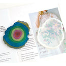 5Pcs Coaster Making Mold Crystal Epoxy Irregular Round Cup Mat Silicone Mould