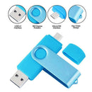 32Gb Colorful Usb 3.0 Flash Drive Otg Pendrive Micro-Usb Stick External Sto