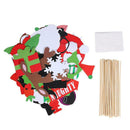 50pcs Christmas Photo Booth Funny Props Lips Moustache Glass Hat for Party