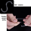 30 Pack Shower Curtain Rings Curtain C Rings Hook Hanger Bath Drape Loop Cl X7A9