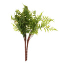 2 Piece Artificial Real Touch Fern Leaves Plant Foliage Garden Decor Green