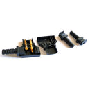 Male D-Tap to Weipu SF610 2Pin Female Plug Power Cable Coiled Design 35mm-60cm