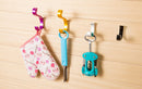 Space Alumimum Home Door Wall-mounted Hat Clothes Towel Hook Hanger Golden