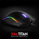 Fantech X4S USB Wired 4800dpi 7 Buttons Optical Gaming Mouse LED Backlight