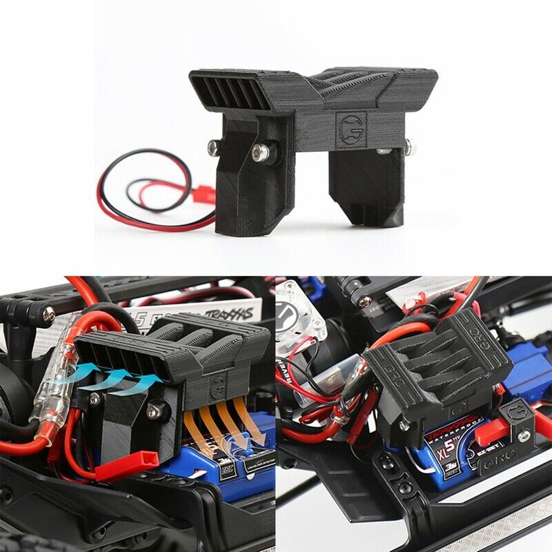 for TRX4 ESC Radiator Cooling Fan for 1/10 RC Crawler TRX-4 TRX4 X4T9