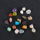 20x Mixed Crystal Stones Polished Natural Gemstones Healing Collection Display