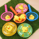 5pcs/set Mini Swimming Rings Rubber Yellow Ducks Cute Floating Baby Bath T MO