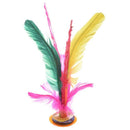 Outdoor Sports 4 Colors Feather Chinese Jianzi Game Shuttlecock 8.3 High