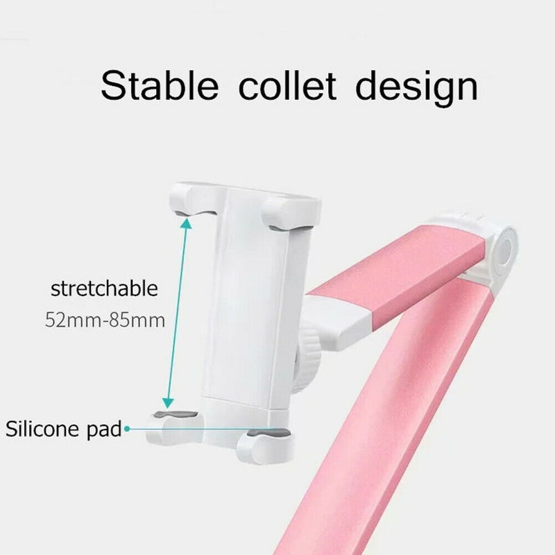 Folding Smartphone Desktop Holder Aluminum Alloy Long Arm Cell Phone Stand Rack