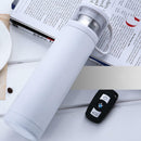 Vacuum Insulated Flask Coffee Herbal Tea Thermal Bottle Drinks Mug White