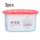 3pcs/pack Dehumidification Box Desiccant Moisture Damp Absorber Anti-mildew Room