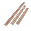 6 Pieces Wood Round Unfinished Wooden Dowel Rods for DIY Crafts Modeling Art