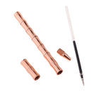 High Quality Brass 0.5mm Chrome Trim Gel Pen Writing Instrument Rose Red