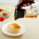 Glass Oil Vinegar Dispenser Bottle with Non-slip Handle for Kitchen Cruet