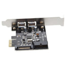 SuperSpeed 2-Port USB 3.0 PCI-E PCI Express 19-pin USB3.0 4-pin IDE Connect