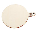 60 Pieces Christmas Wooden Ornaments Round Wood Slices Wood Snowflake Angel