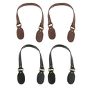 4PCS Bag Handle Handbag Strap Replacements DIY Bag Accessories Black+Brown