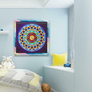 5D DIY Special Shaped Diamond Painting Flowers Pattern Embroidery Work Decor Kit