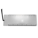 6 Pcs Bookmark Ruler Magnifier Fresnel Lens 3x Magnifying Sheet Clear M5K9