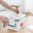 Plastic Multi-layer Medicine Chest Emergency Kit First Aid Drug Storage Box