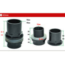 2 Pcs Aquatic Fish Tank Water Pipe Tube Valves Joint Connector Kit 32/40mm,