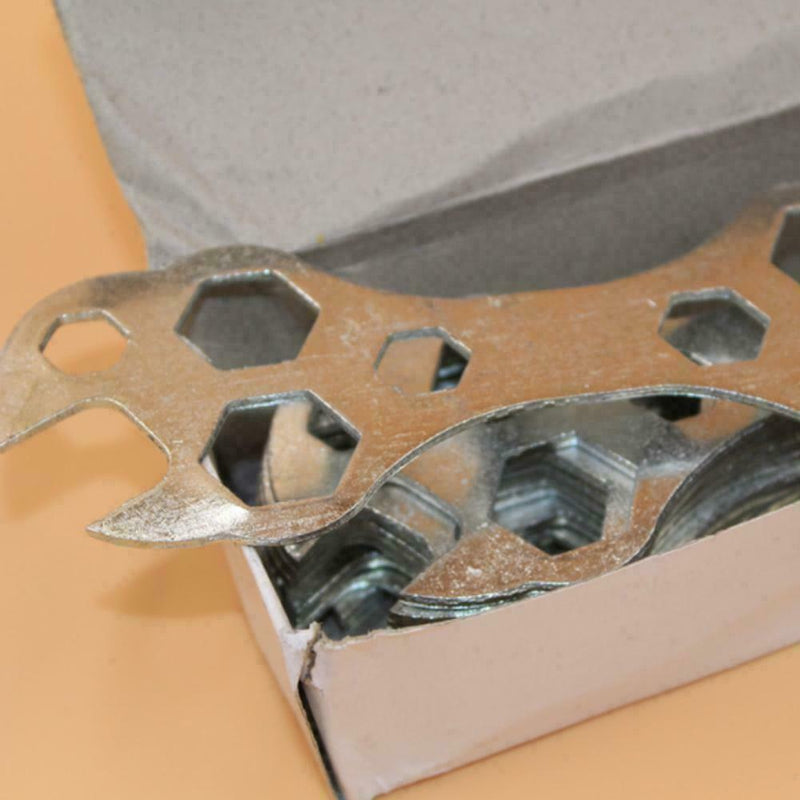 Bicycle Cycling Flat Hexagon Wrench Multifunction Steel Spanner Repair Tool New