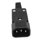 5PCS IEC 320 C14 power adapter cable plug rewirable connector socket 3Pin M