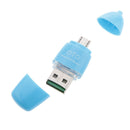 Portable USB 2.0 Adapter  SDHC Memory Card Reader/Writer Flash Drive