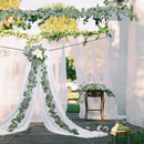 2Pcs Eucalyptus Garlands Artificial Greenery Garland Faux Silk Eucalyptus V P5C1