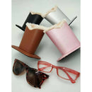 Anti scratch Plush Eyeglasses Holder Stand Protective Glasses Case  Pink