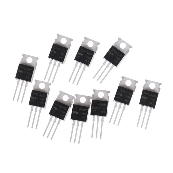 10PCS New IRF640 IRF640N Power mosfet 18A 200V TO-220xp