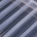 Double Sided 14 Compartments Plastic Fishing Lure Tackle Box Fishing Case