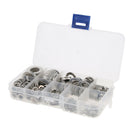 M2 - M12 Stainless Steel Flat Washers Metric Screw Repair Tool 580pcs/Kit