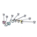 7Pcs Stainless Steel Punk Eye Tongue Barbell Rings Stud Body Piercing Jewel&+