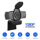 1080P Full HD Webcam USB Web Camera with Mic Privacy Cover for Online Class