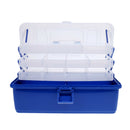 Waterproof Fishing Tackle Box Tray Fishing Hooks Lures Baits Storage Case L