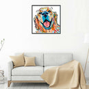 5D Diamond Painting Beauty Colored Dog Diamond Embroidery Full Portrait Dia A3R1