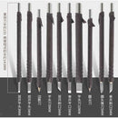 Tungsten Steel Carving Chisels Wood Stone Seal Engraving Tool, Good Toughness