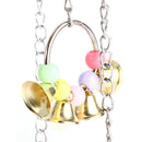 Parrots Toys Bird Swing Exercise Climbing Hanging Ladder Bridge Wooden Rain P5W6